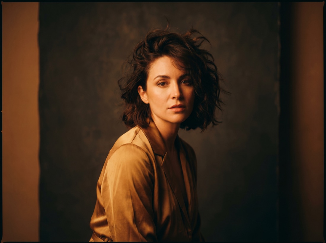 AI-generated editorial portrait