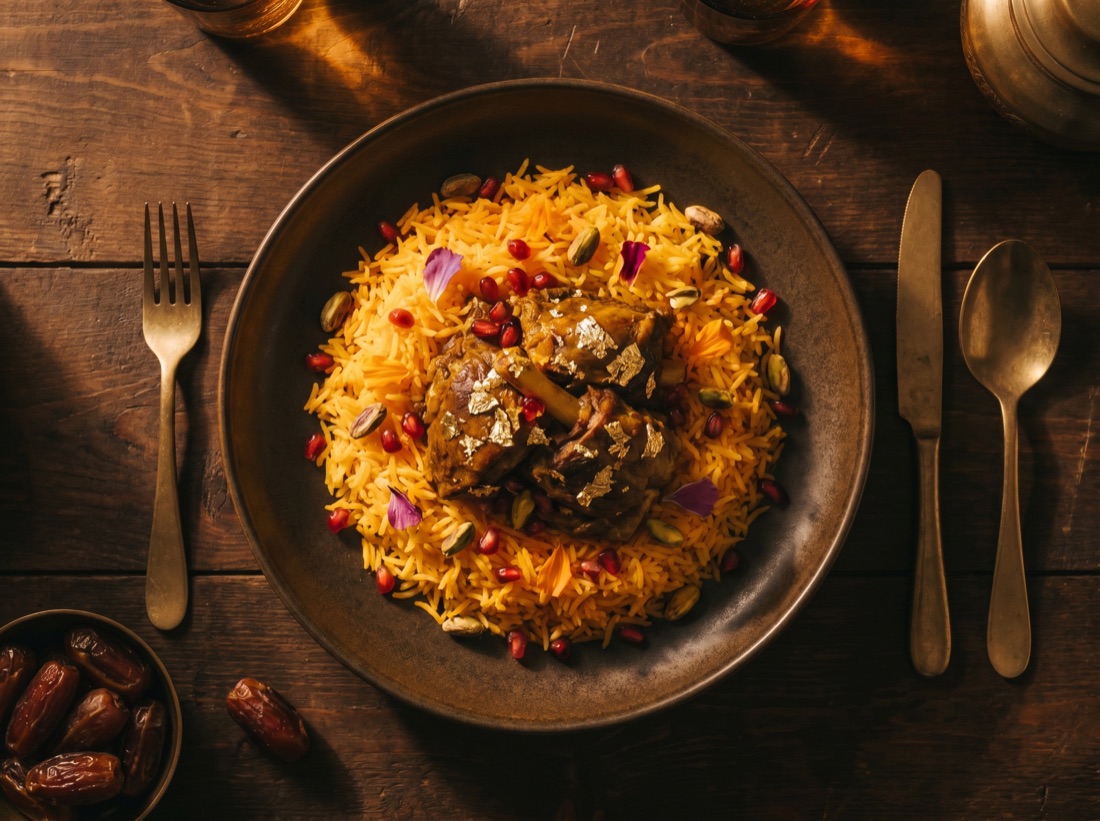 AI-generated fine-dining culinary photography