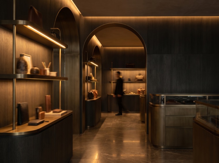 Luxury retail boutique interior